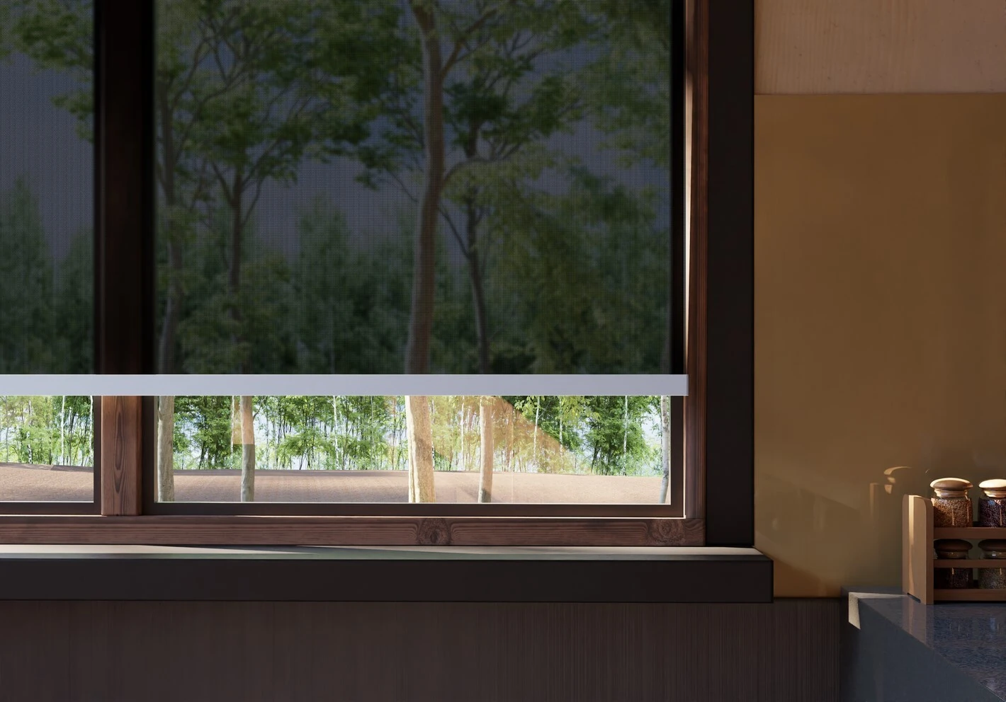 Window with blind